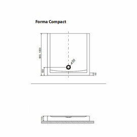     Excellent Forma Compact 100x100