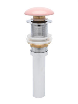 Донный клапан AQUAme AQM7002-0MP без перелива, розовый матовый