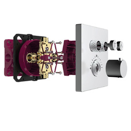 Смеситель с термостатом
 AQUAme AQM8801CR хром