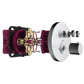 Смеситель с термостатом
 AQUAme AQM8802CR хром