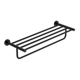 Полка для полотенец AQUAme Trento AQM7206MB черный