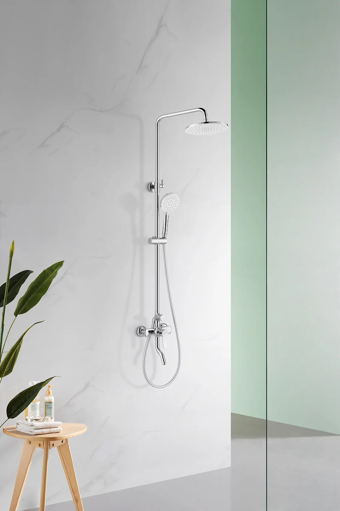 Душевая стойка ARROW AG3307CP-1 с изливом хром 15659₽