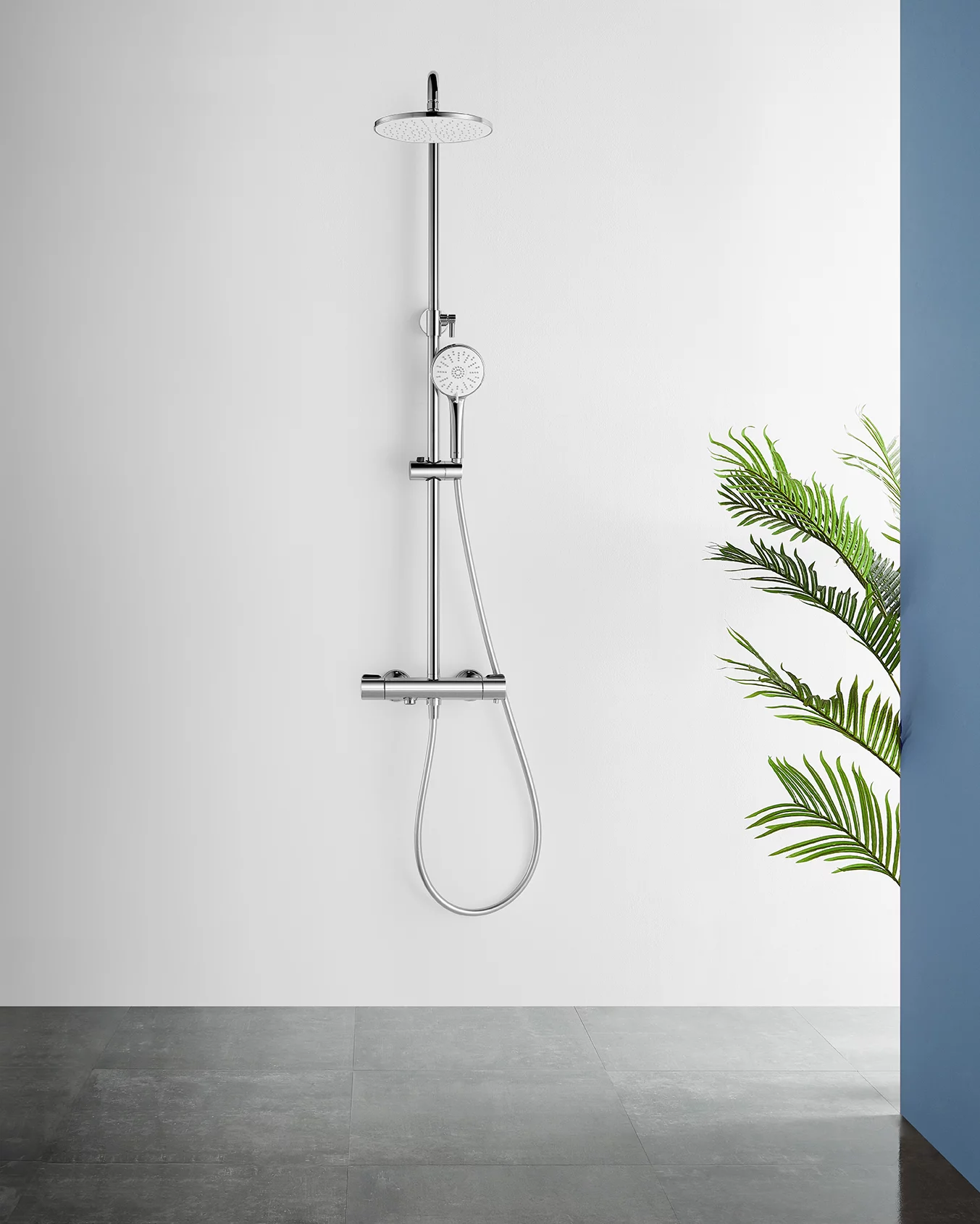 Душевая стойка ARROW AG3318CP с термостатом хром 15300₽