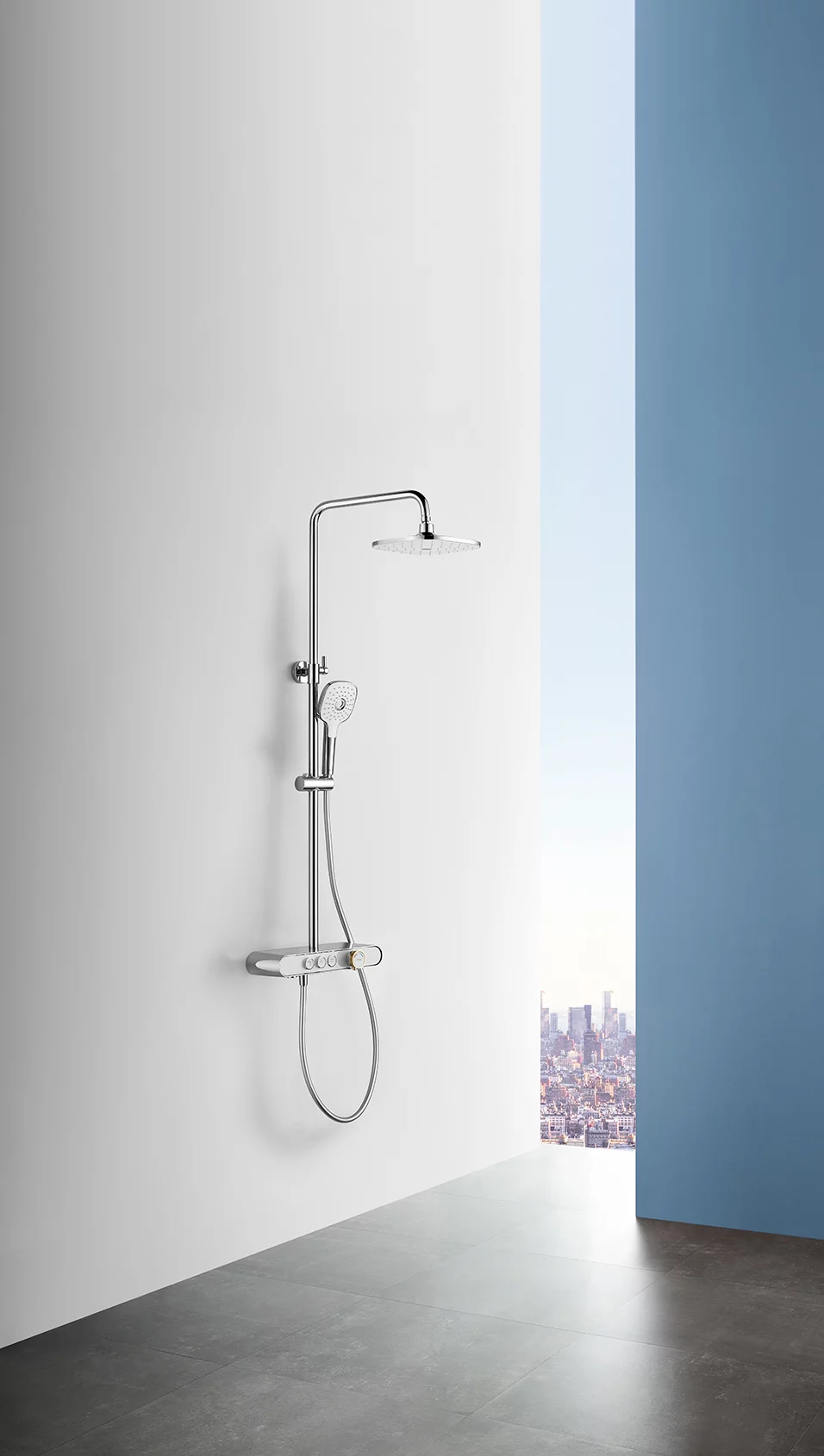 Душевая стойка ARROW AG3323SHCP с термостатом хром 27447₽