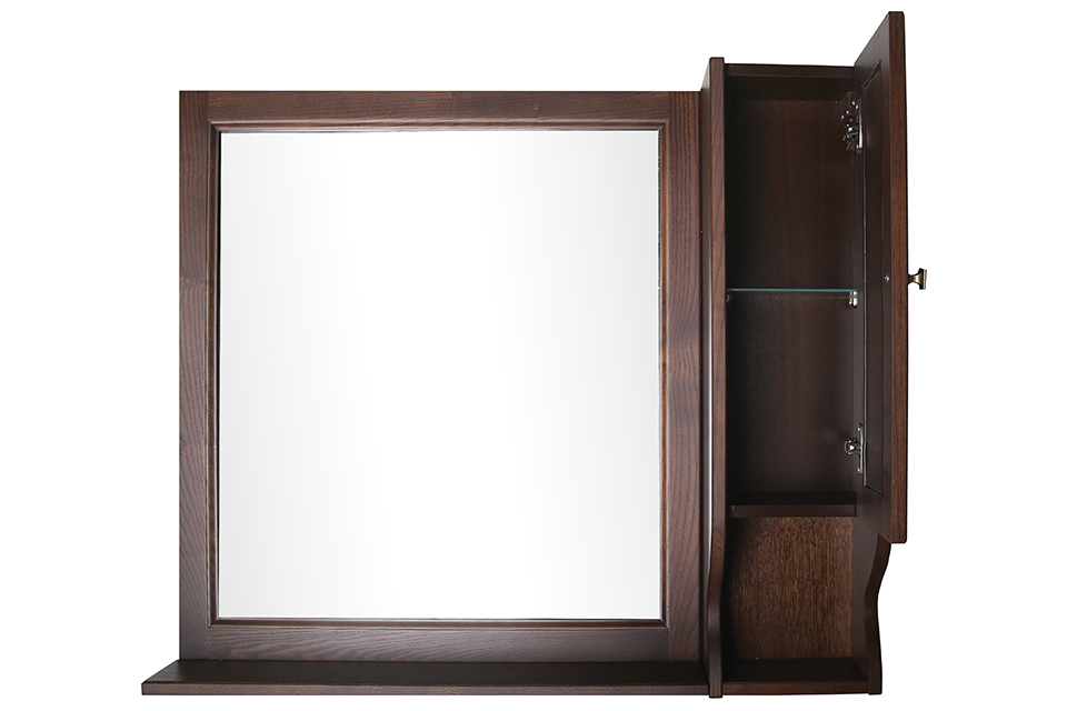 Зеркало ASB-Woodline Гранда 80  Антикварный Орех, цвет коричневый 11481 - фото 2