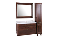 Мебель для ванной ASB-Woodline Прато 100 подвесная, антикварный орех
