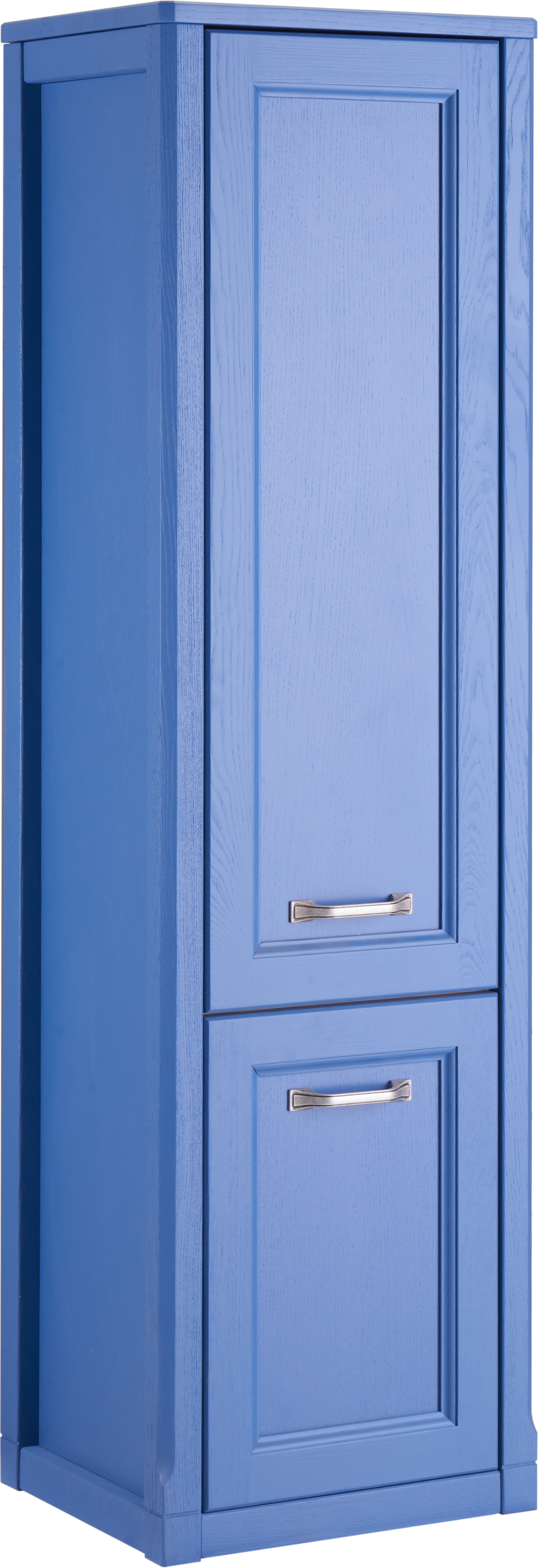 Пенал ASB-Woodline Толедо 40 см 11226 подвесной синий, цвет хром - фото 3