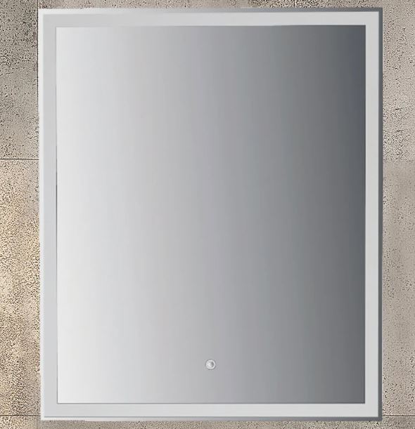 Зеркало с подсветкой ASB-mebel Диана 71 см 12224 подвесное, цвет коричневый - фото 1