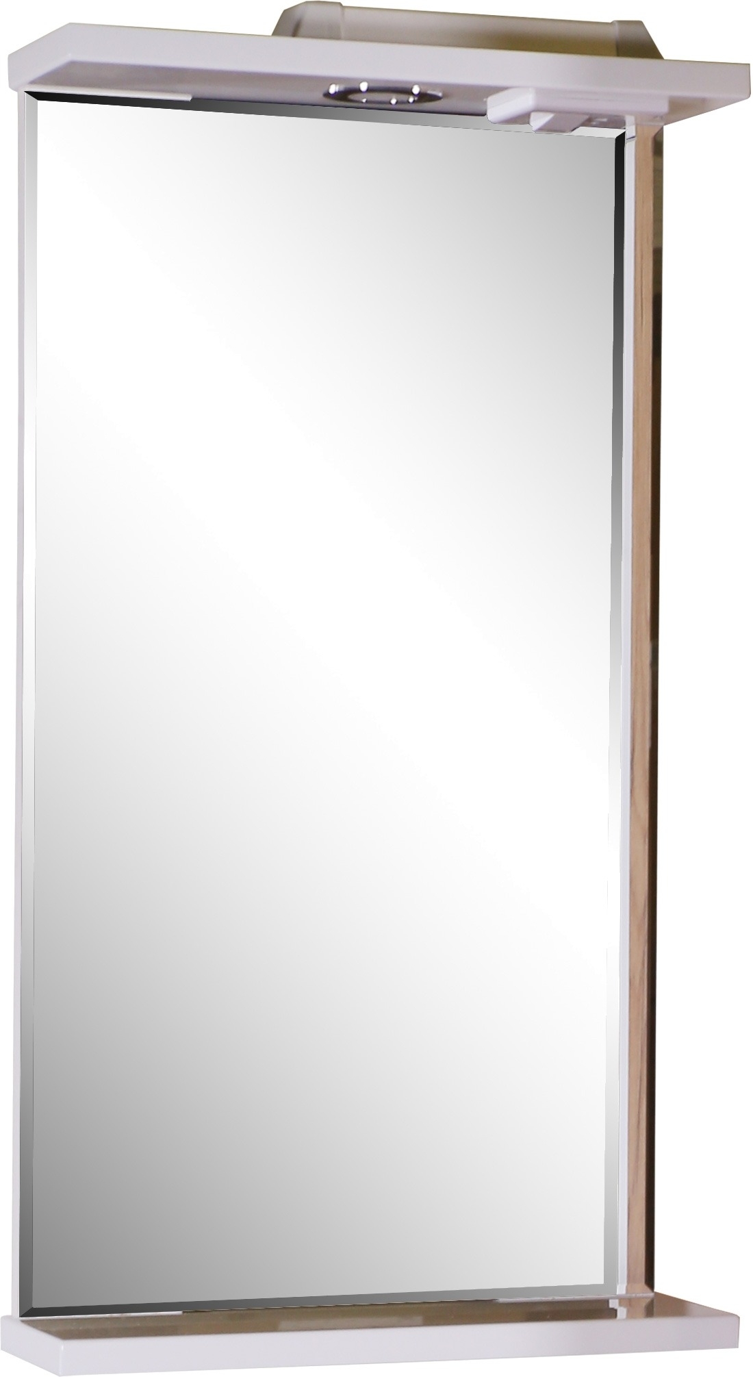 Зеркало с подсветкой ASB-mebel Марко 40 белый, дуб, цвет коричневый 10719 - фото 2
