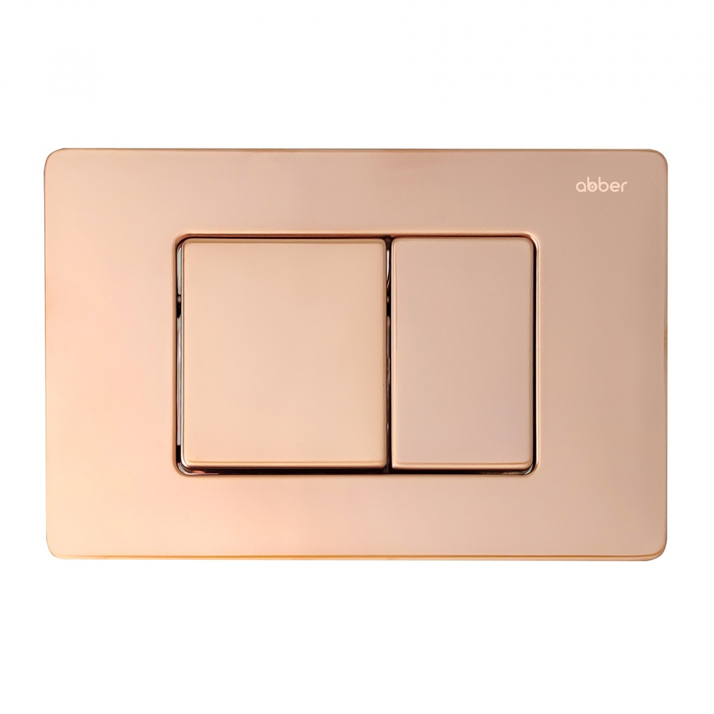 Кнопка для инсталляции Abber AC0120RG розовое золото - фото 1