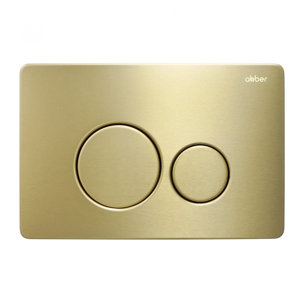 Кнопка для инсталляции Abber AC0121MMG золото матовое - фото 1