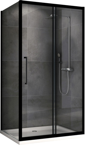 Душевой уголок 100x90 Abber Schwarzer Diamant AG30100BH-S90B