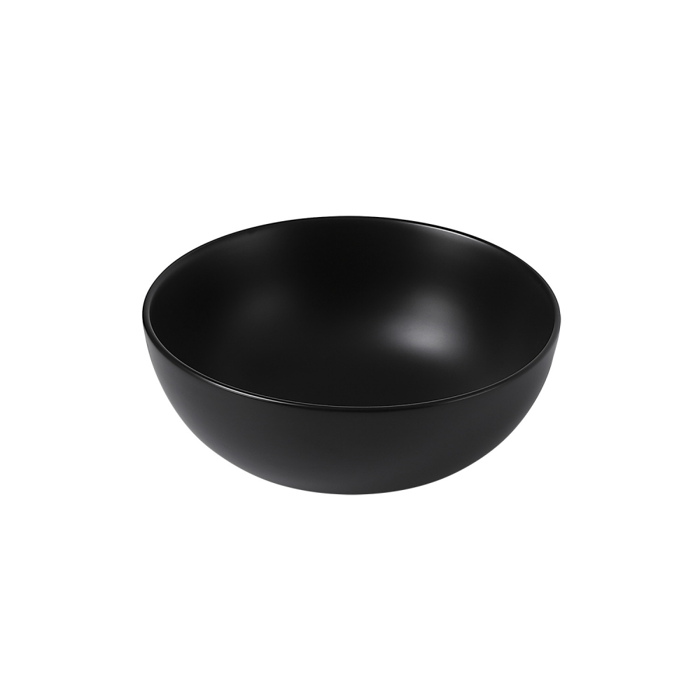 Раковина накладная Abber Bequem 36 см AC2105MB черная матовая, цвет черный матовый - фото 2
