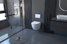 Комплект унитаза с инсталляцией Abber Bequem AC1100-AC0105-AC0121