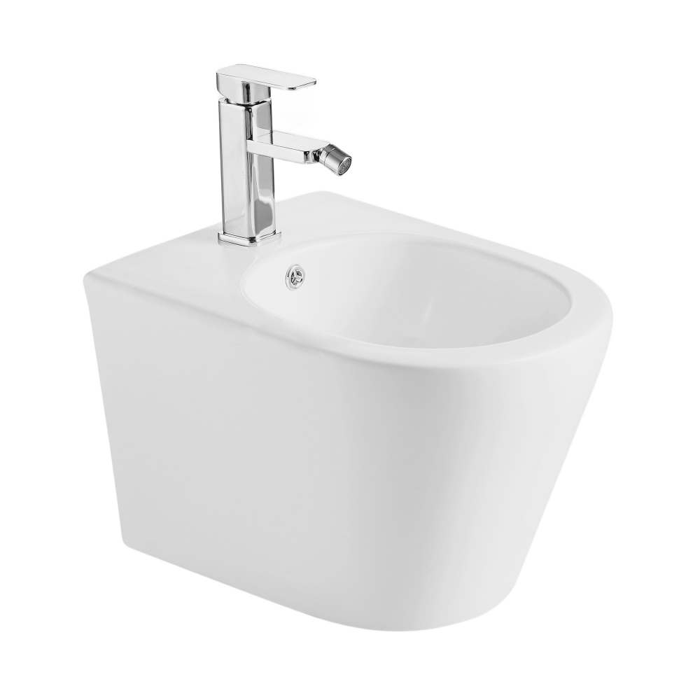 Биде подвесное Abber Bequem AC1151MW белое матовое 17640₽