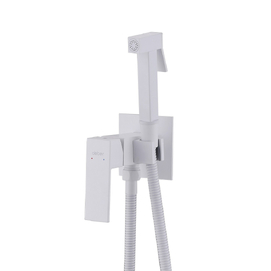 Гигиенический душ со смесителем Abber Daheim AF8226W белый матовый
