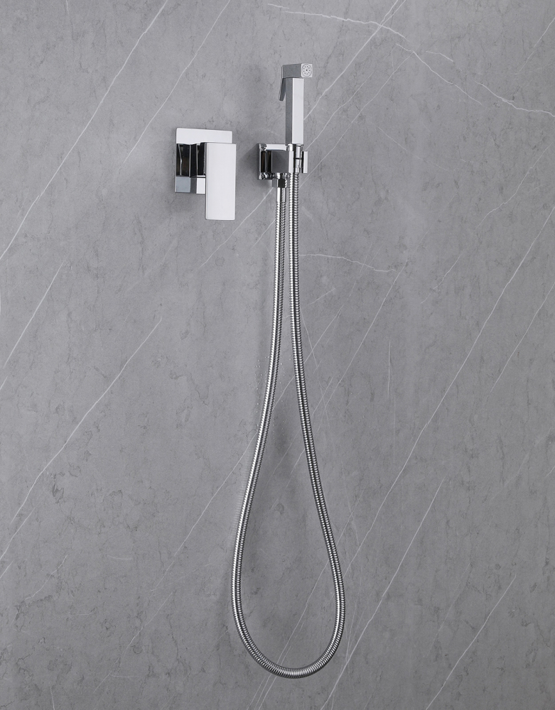 Гигиенический душ со смесителем Abber Daheim AF8225 хром - фото 3