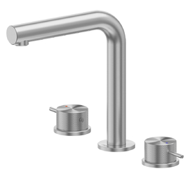 Смеситель для раковины Abber Emotion 316 AF8808BST сталь брашированная