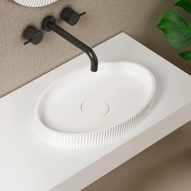 Раковина накладная Abber Stein 50 см AS2603 белая