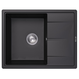 Кухонная мойка Abber Quarz 65 см AQ2903B черная матовая