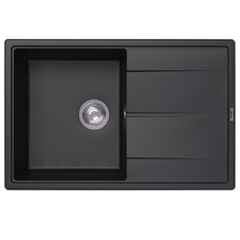 Кухонная мойка Abber Quarz 78 см AQ2904B черная матовая