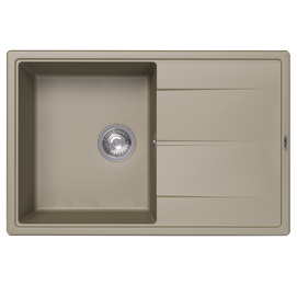 Кухонная мойка Abber Quarz 78 см AQ2904S песочная матовая