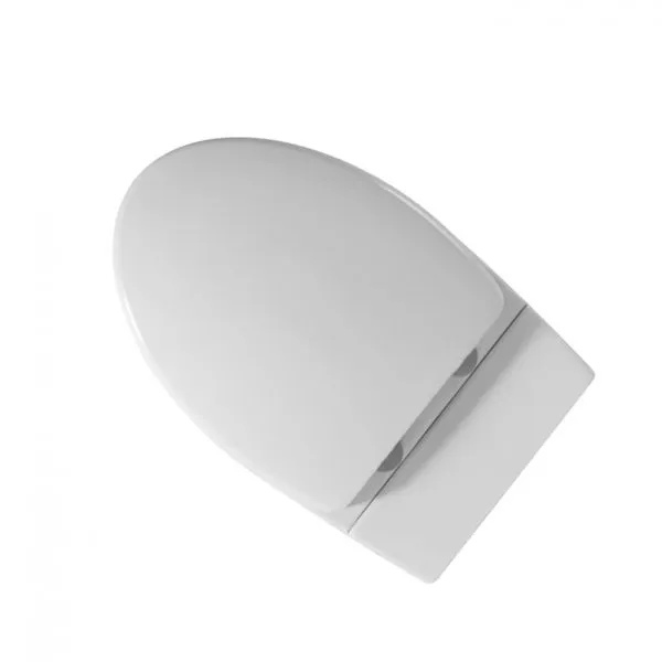 Унитаз подвесной Abber Bequem AC1107P с крышкой микролифт, белый с импульсным смывом, цвет хром - фото 7