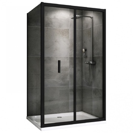 Душевой уголок Abber Sonnenstrand 120x75 AG07120B-S75B стекло прозрачное, профиль черный, без поддона