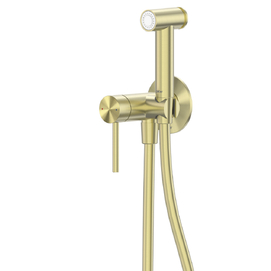 Гигиенический душ со смесителем Abber Wasser Kreis 316 AF8125BG золото брашированное