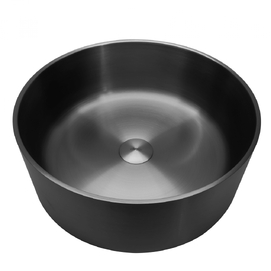Раковина накладная из нержавеющей стали Abber Wasser Kreis AF2407MB