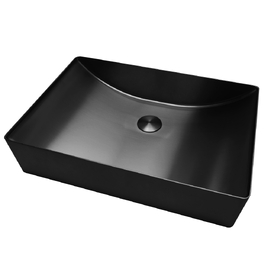 Раковина накладная из нержавеющей стали Abber Wasser Kreis AF2403MB