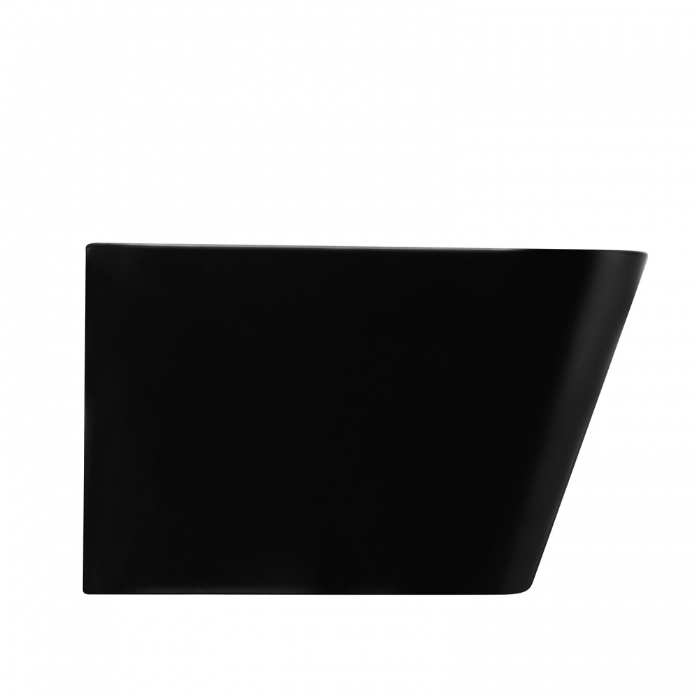 Биде подвесное Abber Rechteck AC1250MB черное матовое, цвет черный - фото 2