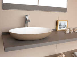  Acquabella On Top LAVABO_ON-TOP_OVAL_BETON_BEIGE