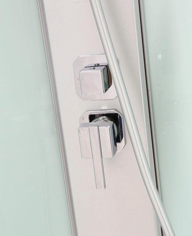 Душевая кабина Acquazzone Bogema 100x100, стекло прозрачное, профиль хром