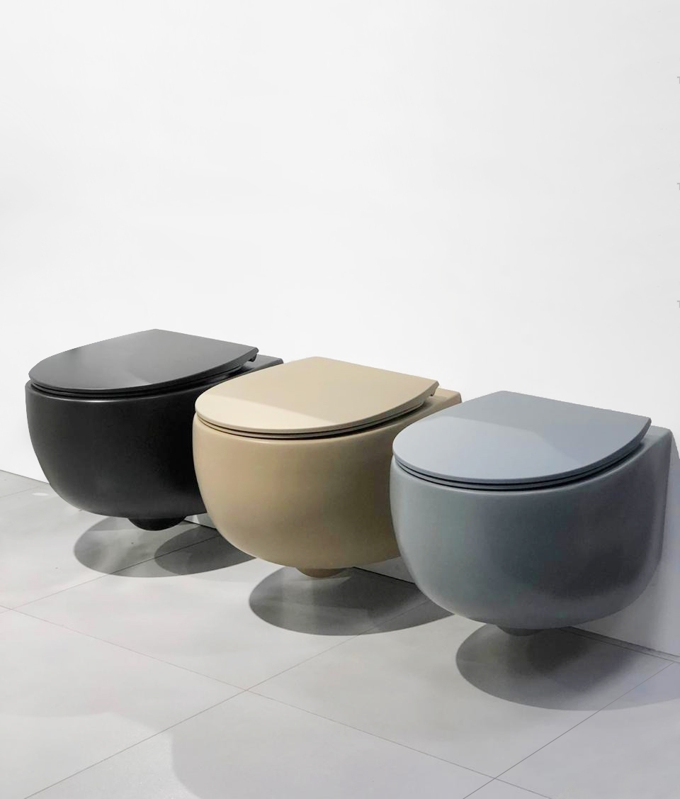 Унитаз подвесной AeT Dot 20 S555T0R0V6131 бежевый матовый без сиденья 71475₽