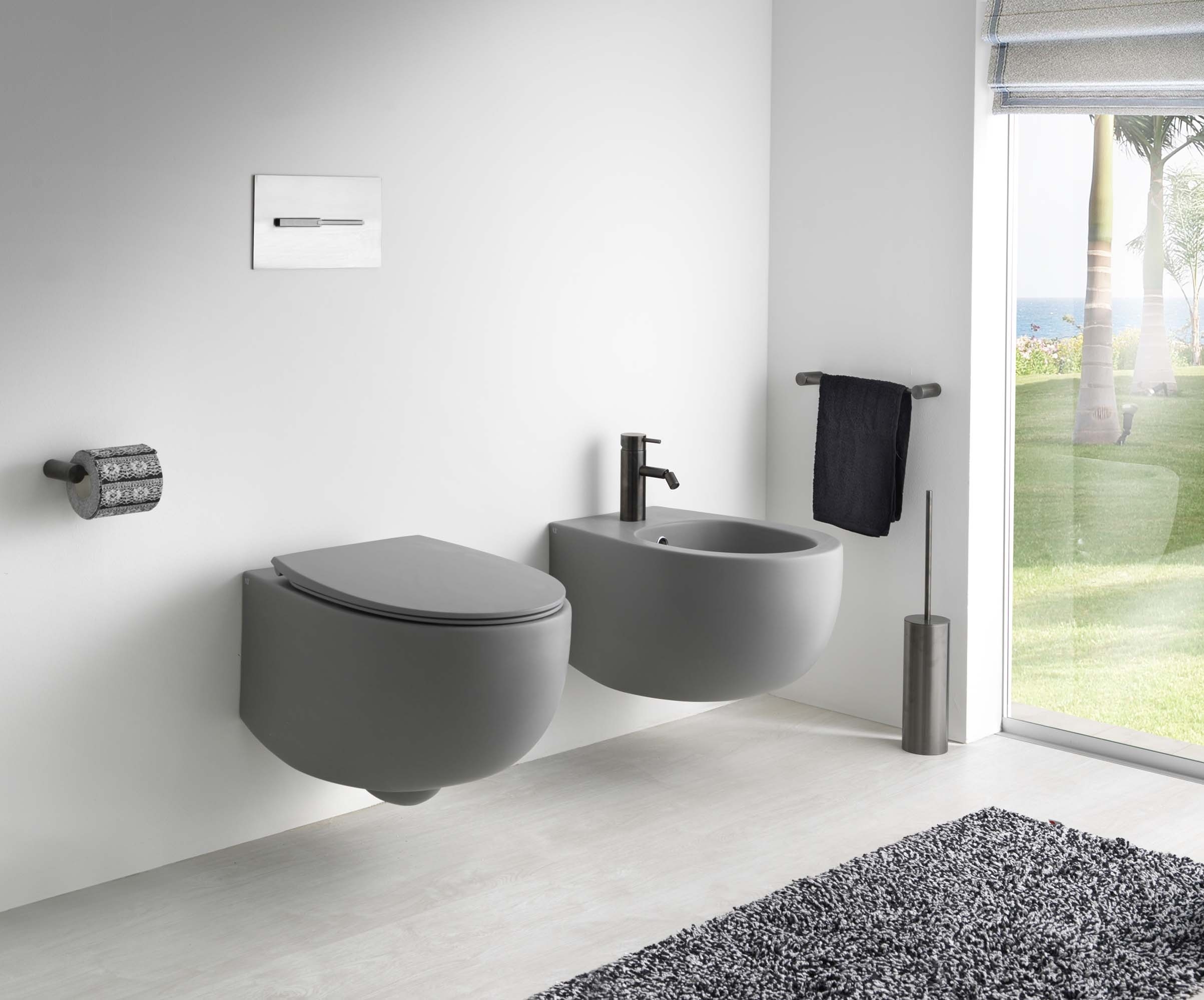 Унитаз подвесной AeT Dot 20 S555T0R0V6116 серый матовый без сиденья 71475₽