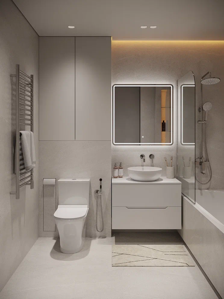 Шторка для ванны Agger A02-080TCR 80х135 профиль хром 8990₽