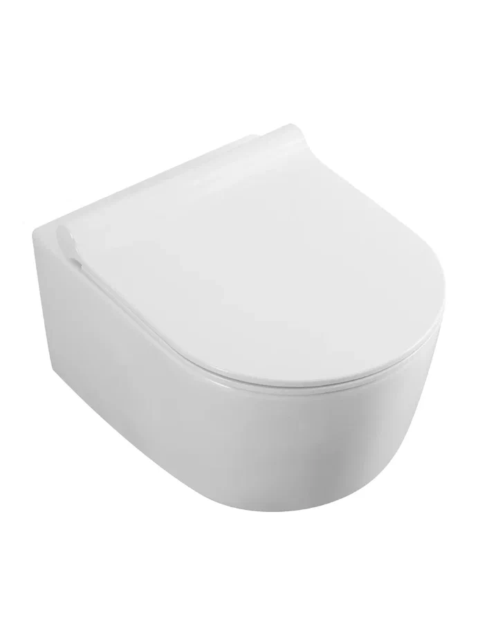 Комплект унитаз подвесной Agger ATI05100APB188 с микролифтом инсталляция кнопка белая 36970₽