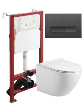 Комплект унитаз подвесной Agger  ATI09150+APB244