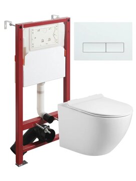 Комплект унитаз подвесной Agger  ATI09150+APB288