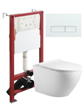 Комплект унитаз подвесной Agger  ATI09150L+APB288