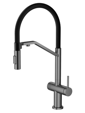 Смеситель для кухни Agger Elegant A3241455 оружейная сталь