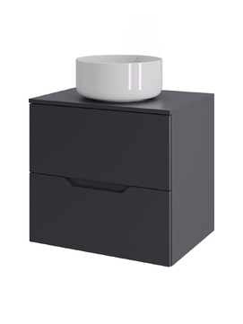 Тумба с раковиной Agger  SWE600ETGR-ST-7345W