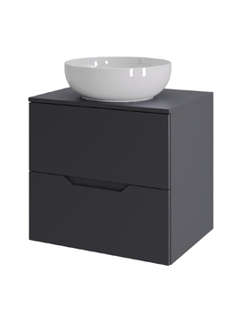 Тумба с раковиной Agger  SWE600ETGR-ST-7420W