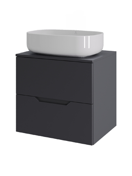 Тумба с раковиной Agger  SWE600ETGR-ST-7540W