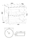 Фото Тумба с раковиной Agger Свит 60 см SWE600ETWH-ST-7345W подвесная, цвет белый матовый 1