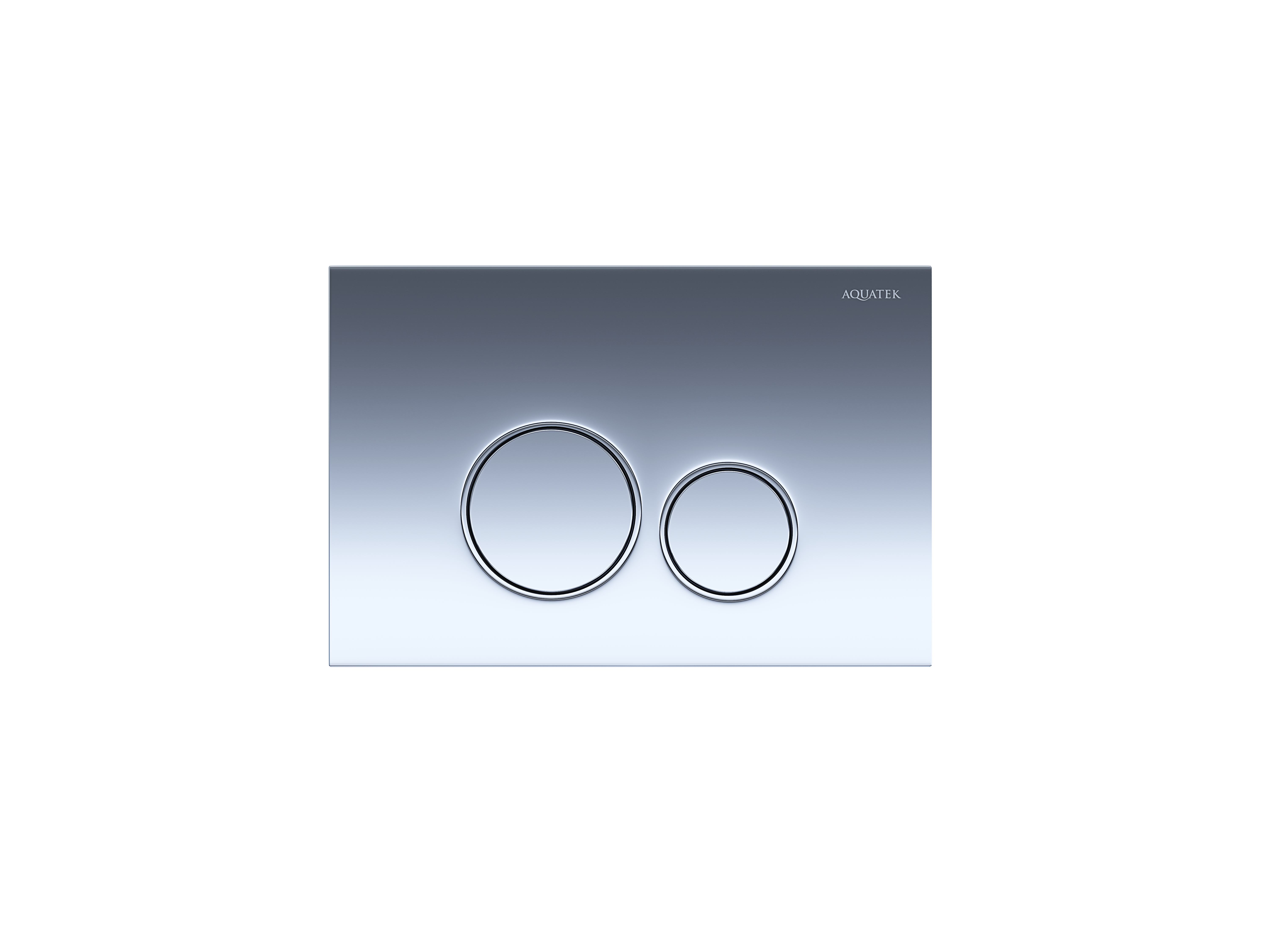 Кнопка для инсталляции Aquatek KDI-0000018, цвет хром глянцевый - фото 1