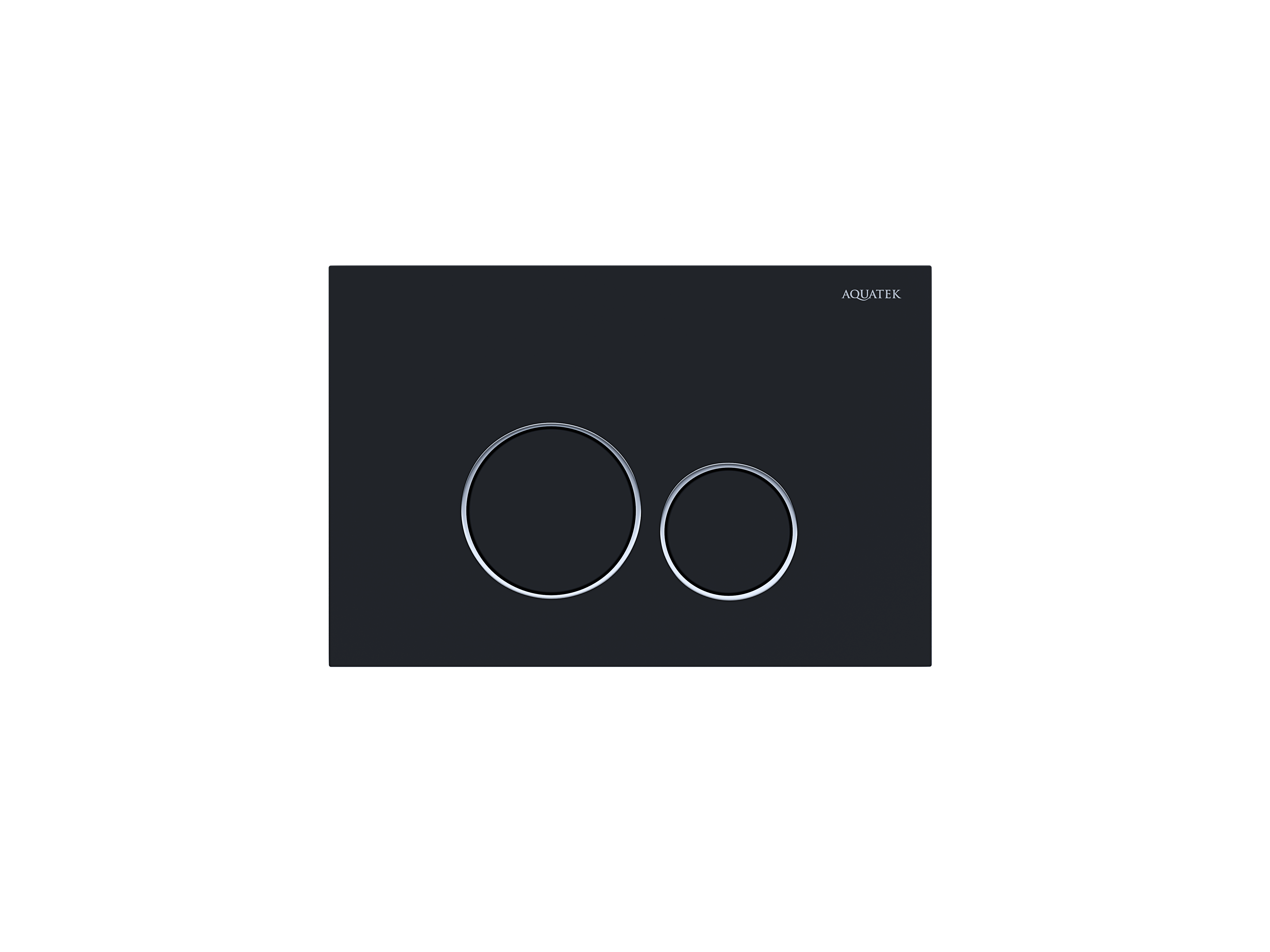 Кнопка для инсталляции Aquatek KDI-0000020, цвет черный матовый - фото 1