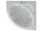 Фото Акриловая ванна Aquatek Калипсо 146x146 KAL146-0000004 белая 4