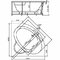 Фото Акриловая ванна Aquatek Калипсо 146x146 KAL146-0000004 белая 2